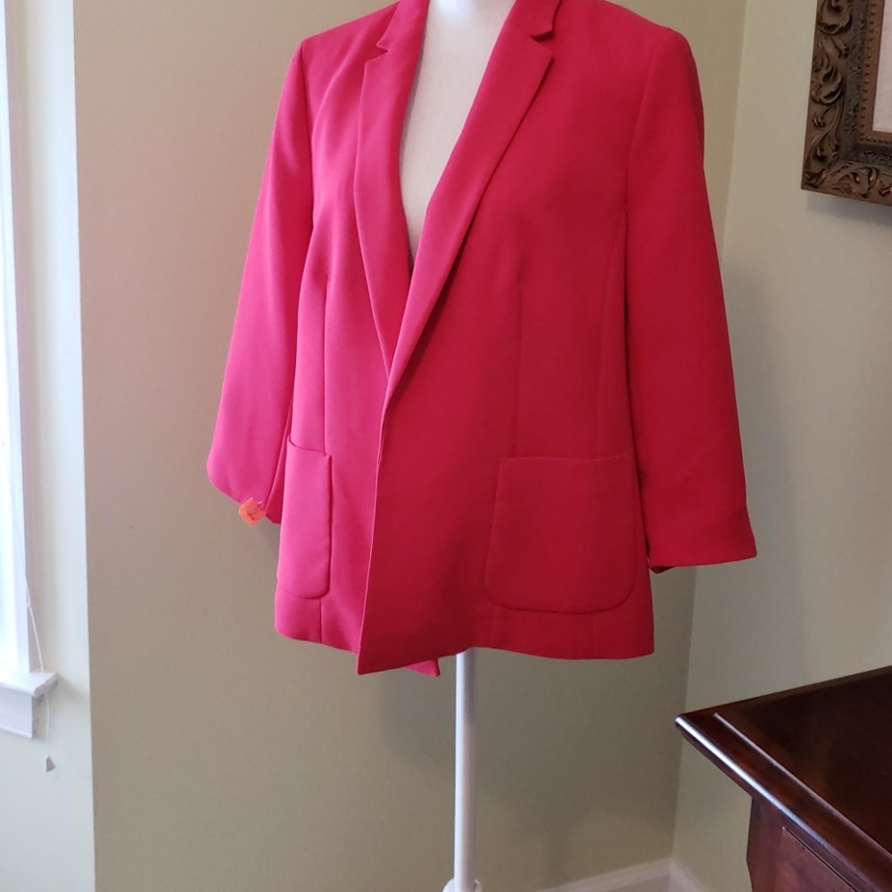 Talbots Fuchsia Blazer